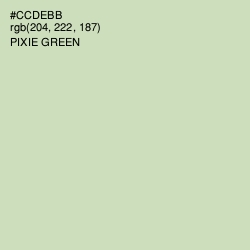 #CCDEBB - Pixie Green Color Image